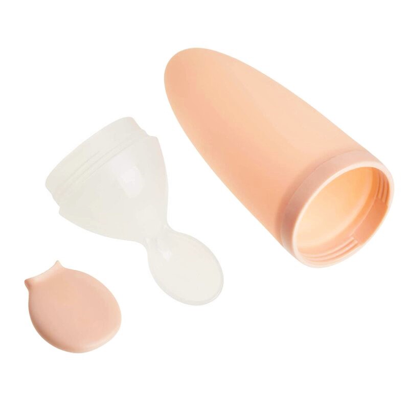 Boon Squirt Silicone Baby Food Dispensing Spoon - Pink