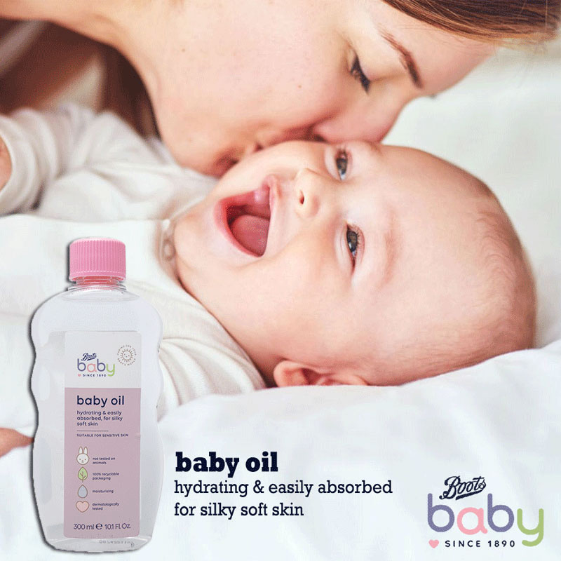 Boots Baby Oil 300ml