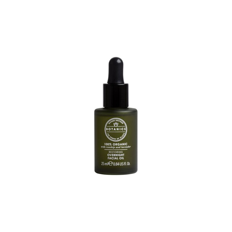 Boots Botanics 100% Organic Restoring Overnight Facial Oil 25ml
