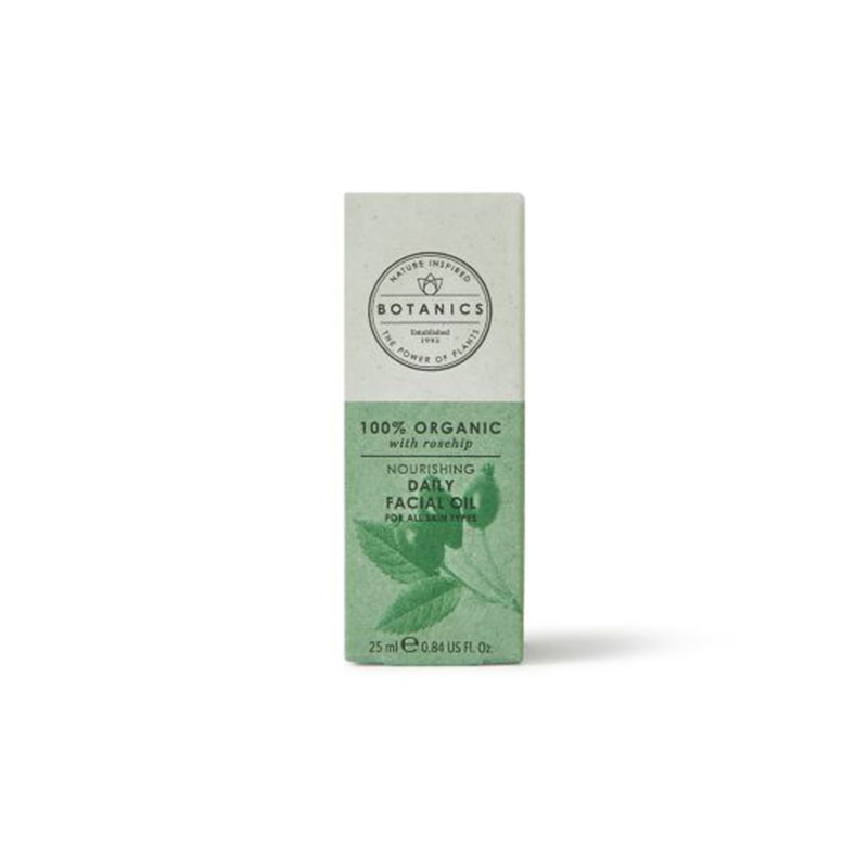 Boots Botanics 100% Organic With Rosehip Nourishing Daily Facial Oil 25ml