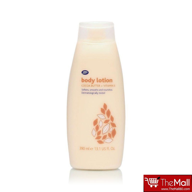 Boots Cocoa Butter and Vitamin E Essentials Body Lotion 390ml