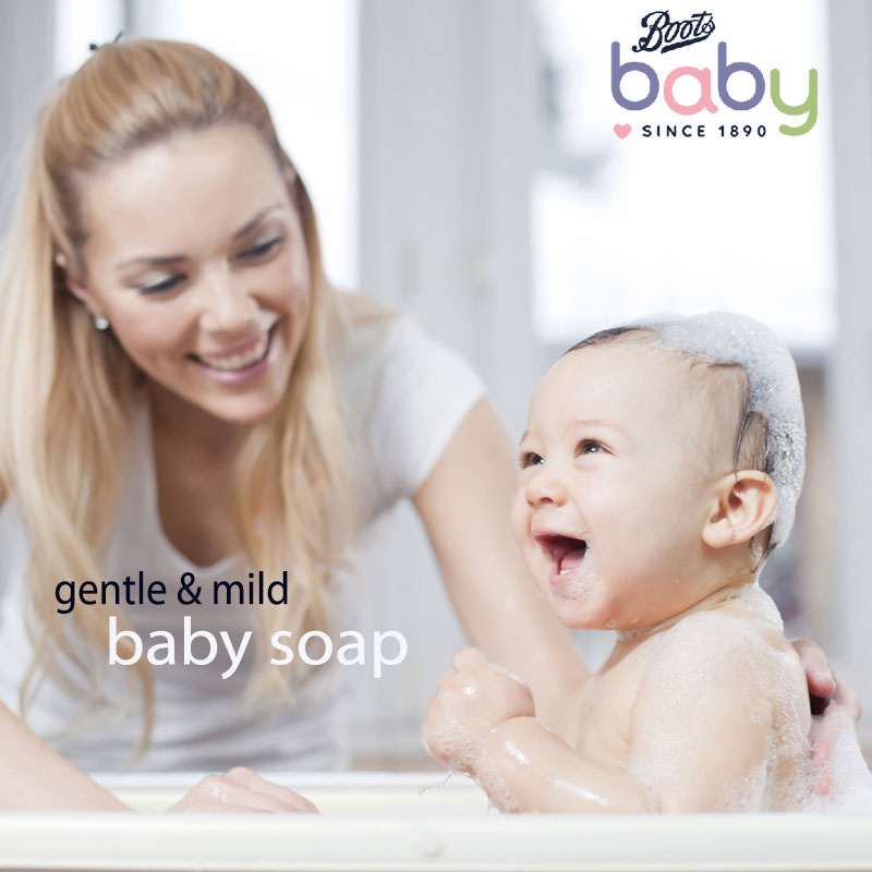Boots Gentle & Mild Baby Soap 4x100g