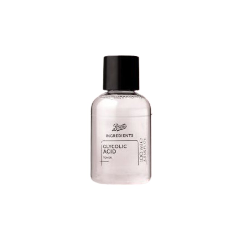 Boots Ingredients Glycolic Acid Face Toner 100ml