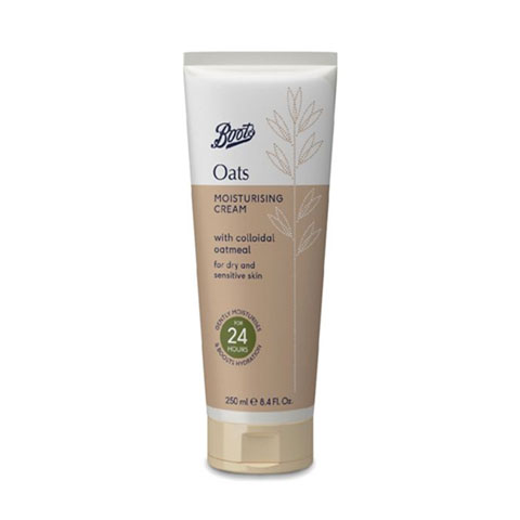 Boots Oats Moisturising Cream With Colloidal Oatmeal for Dry & Sensitive Skin 250ml