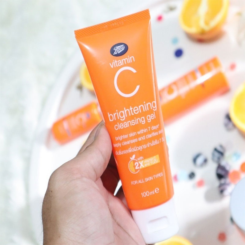 Boots Vitamin C Brightening Cleansing Gel 100ml