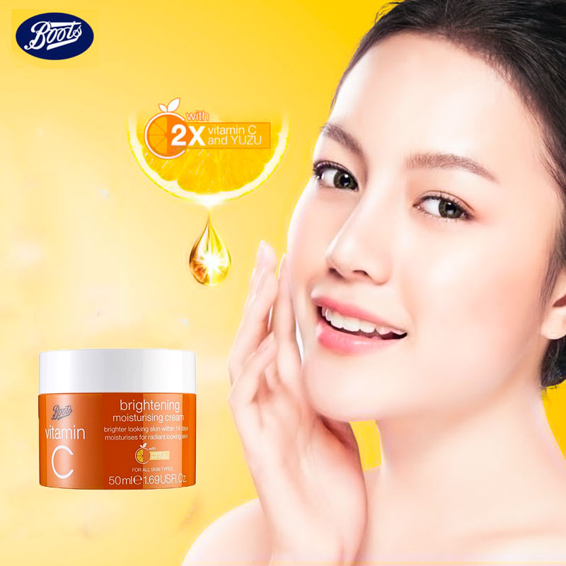 Boots Vitamin C Brightening Moisturising Cream 50ml