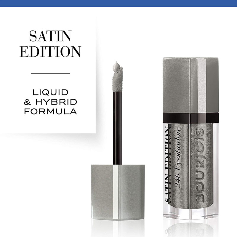 Bourjois Satin Edition 24H Eyeshadow - 06 Drive Me Grey-zy
