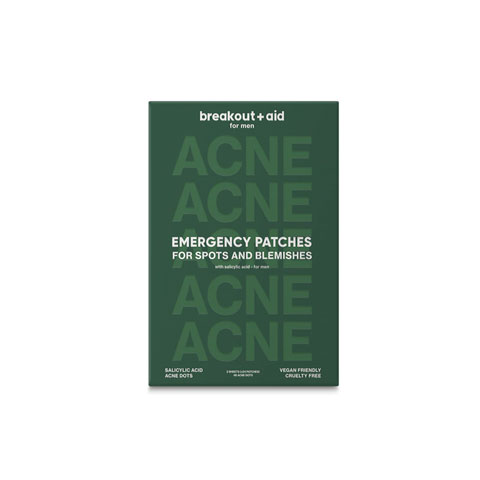Breakout + Aid Emergency Patches for Spots & Blemishes with Salicylic Acid For Men