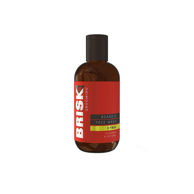 Brisk Grooming For Men Beard & Face Wash Citrus 150ml