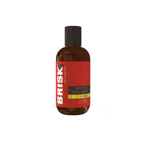 Brisk Grooming For Men Beard & Face Wash Citrus 150ml