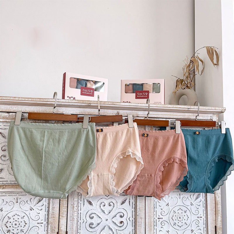 Buhong Buxing Underwear Set For Plus Size Women 4pcs - (60-125kg)