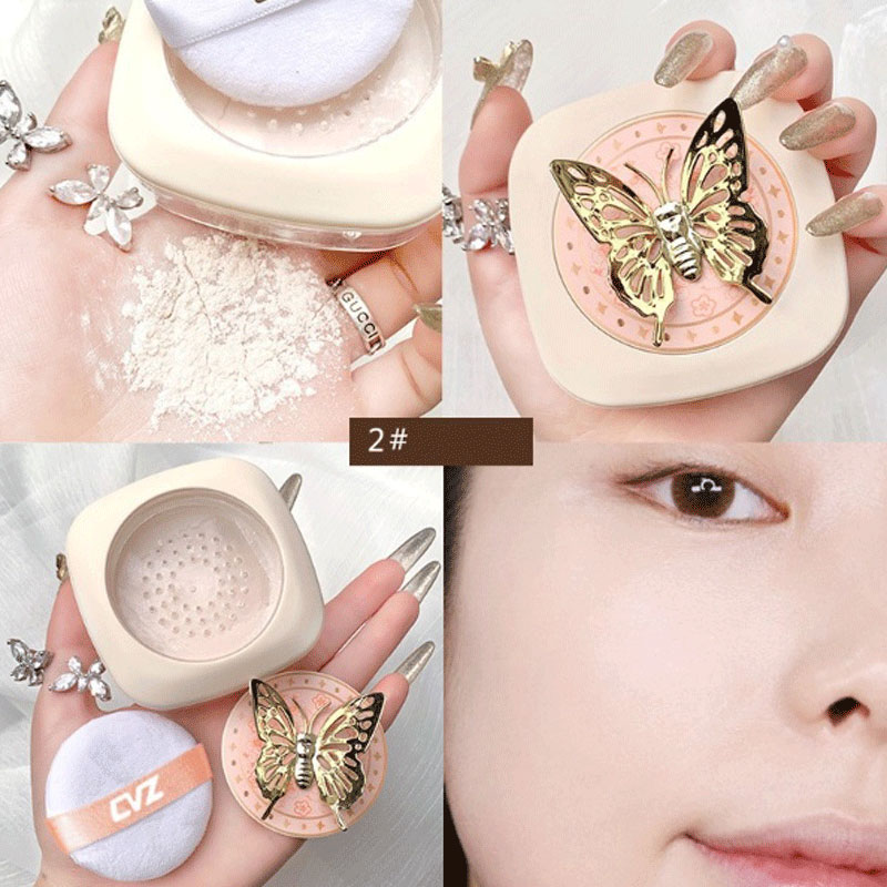 Butterfly Light Sensitive Oil Control Makeup Powder - 02