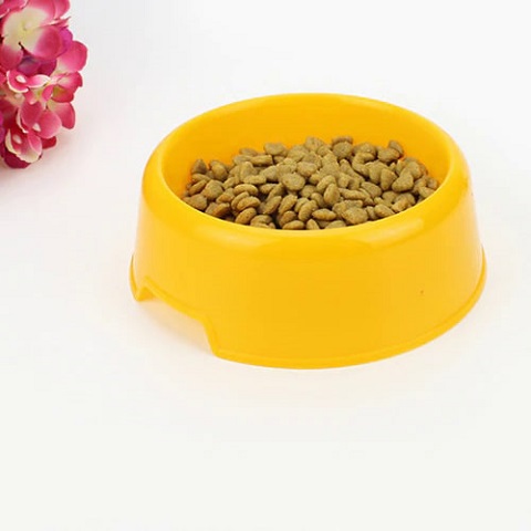Candy Colored Pet Small Round Bowl - Yellow