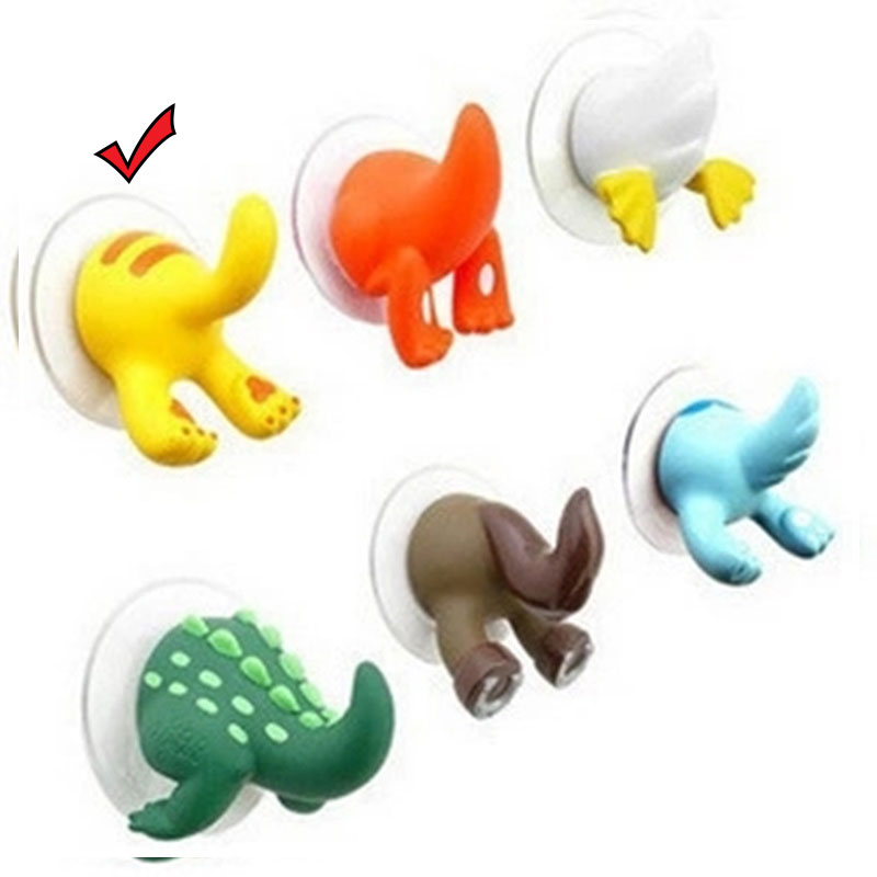 Cartoon Animal Tail Hook - Yellow
