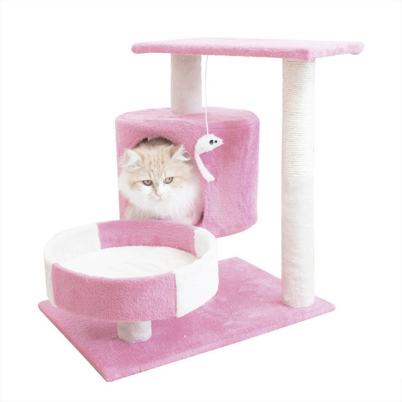 Cat Tree Climbing Frame - Pink (20221)