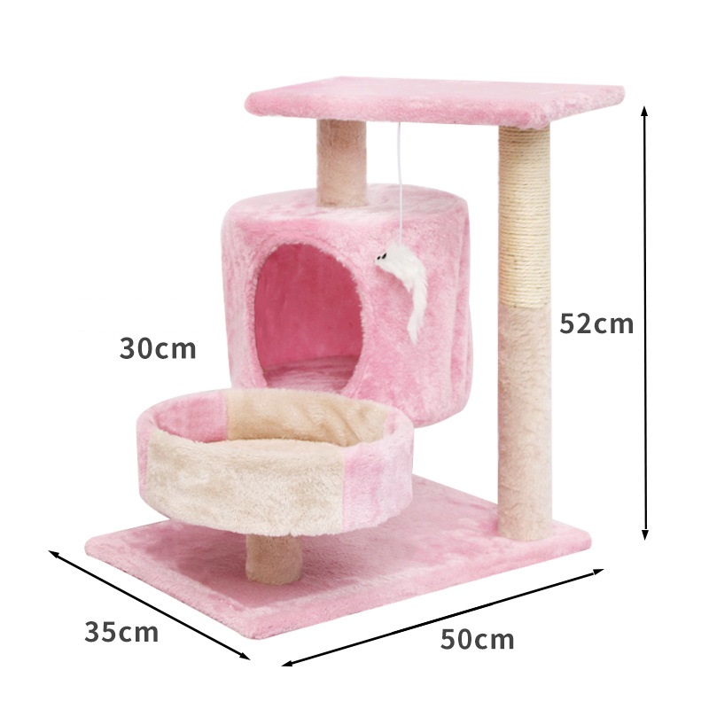 Cat Tree Climbing Frame - Pink (20221)
