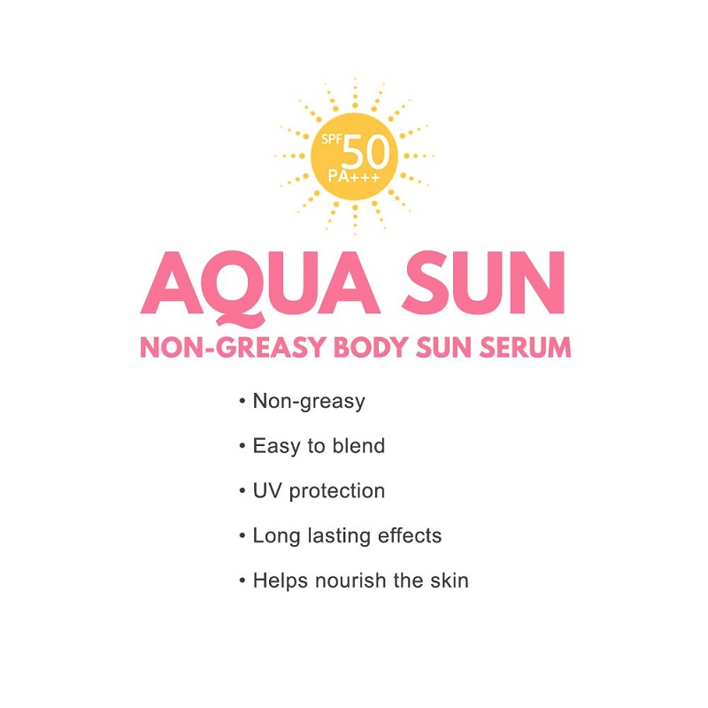 Cathy Doll Aqua Sun Non Greasy Body Sun Serum 50ml - SPF50 PA+++