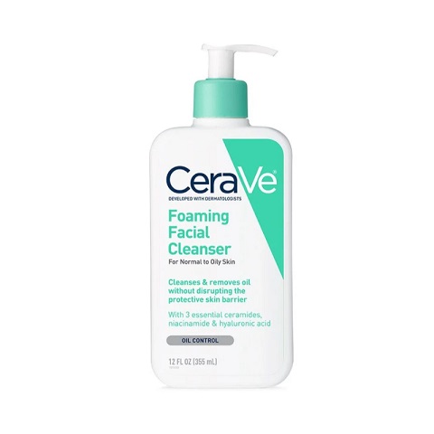 CeraVe Foaming Facial Cleanser For Normal To Oily Skin 355ml