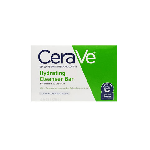 CeraVe Hydrating Cleanser Bar For Normal To Dry Skin 128g