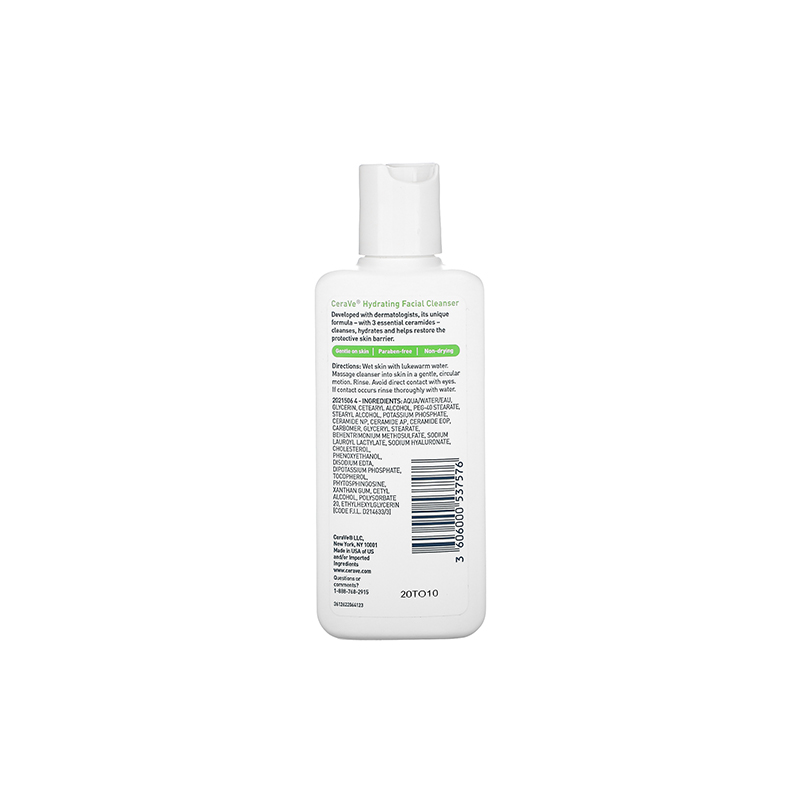 CeraVe Hydrating Facial Cleanser For Normal To Dry Skin 87ml