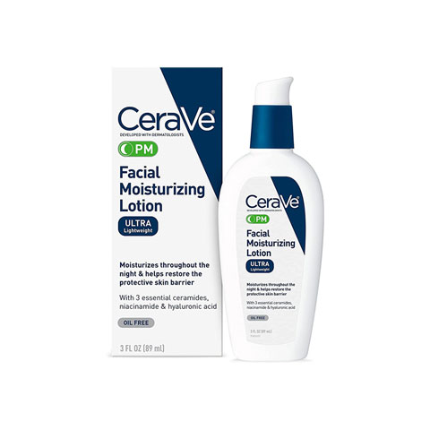 CeraVe PM Facial Moisturizing Ultra Lightweight Lotion 89ml