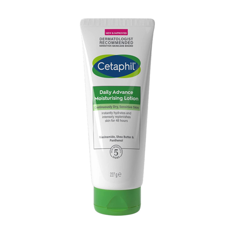 Cetaphil Daily Advance Moisturising Lotion Continuously Dry Sensitive Skin 227g