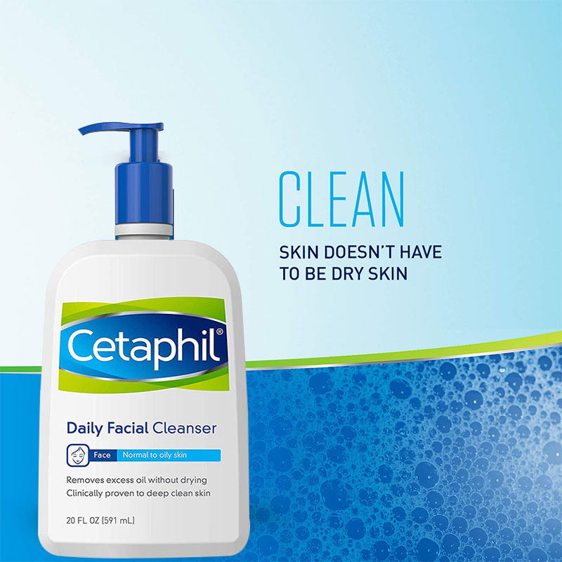 Cetaphil Daily Facial Cleanser Normal To Oily Skin 591ml