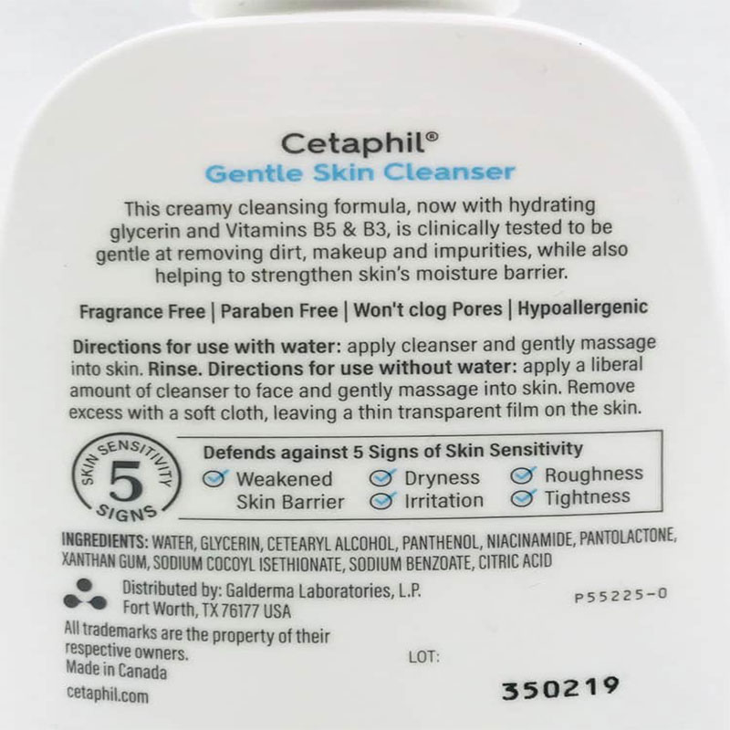 Cetaphil Gentle Skin Cleanser Dry to Normal & Sensitive Skin 118ml