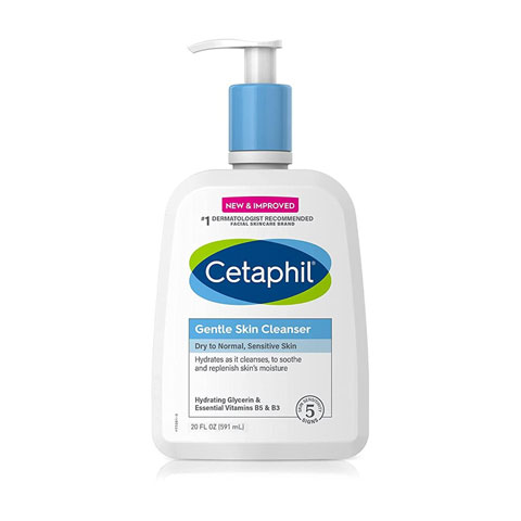 Cetaphil Gentle Skin Cleanser For Dry To Normal Sensitive Skin 591ml