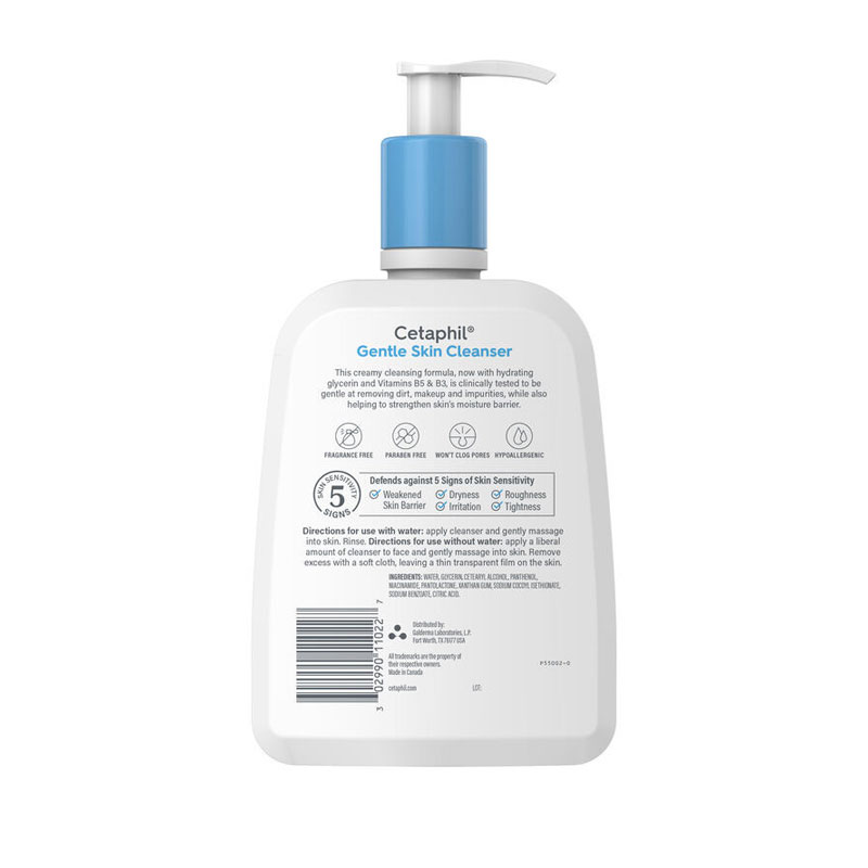 Cetaphil Gentle Skin Cleanser For Dry To Normal Sensitive Skin 591ml
