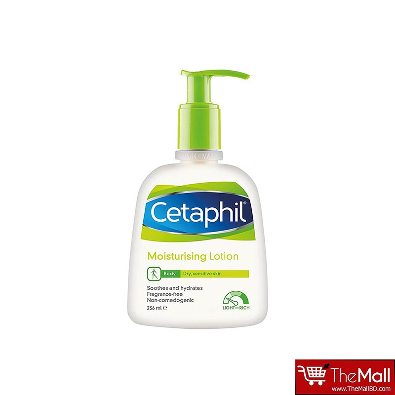 Cetaphil Moisturising Lotion For Dry, Sensitive Skin 236ml
