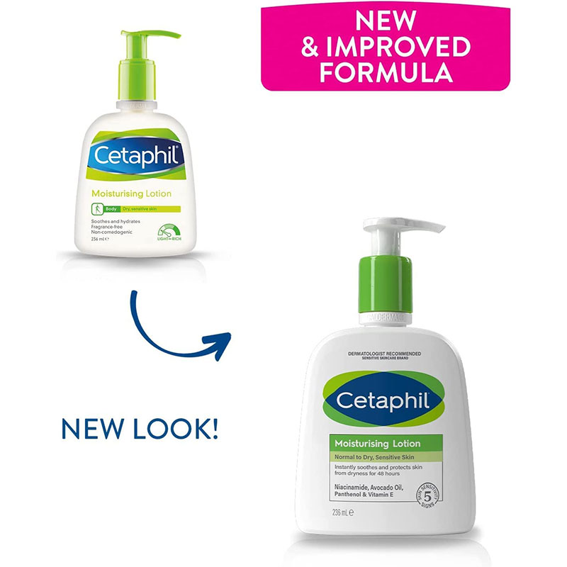 Cetaphil Moisturising Lotion Nomal to Dry, Sensitive Skin 236ml
