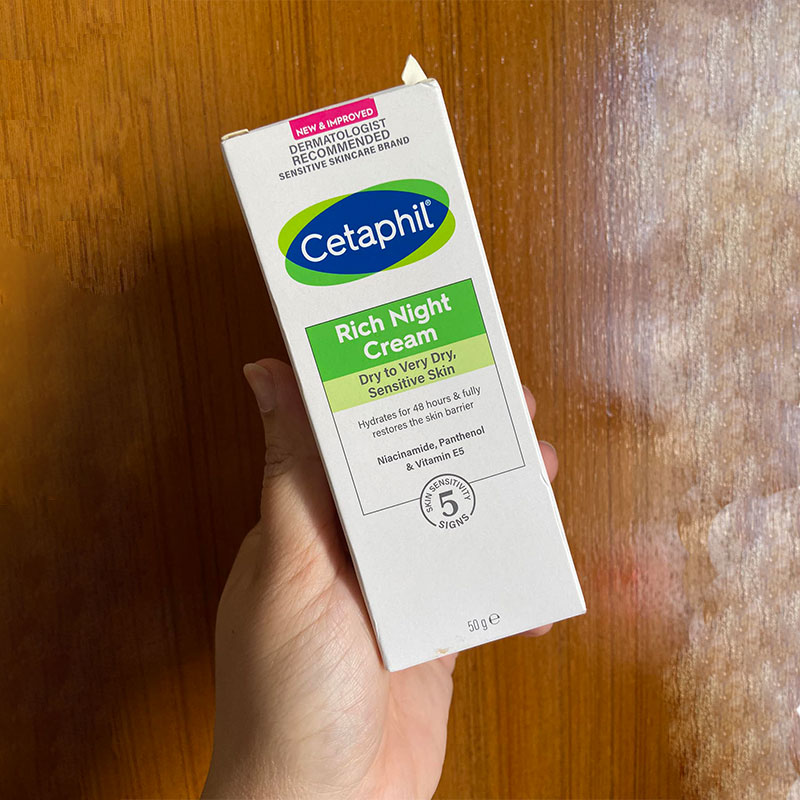 Cetaphil Rich Night Cream for Dry To Very Dry Sensitive Skin 50g