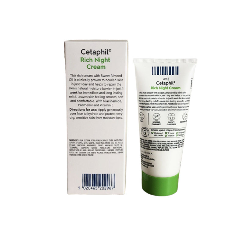 Cetaphil Rich Night Cream for Dry To Very Dry Sensitive Skin 50g
