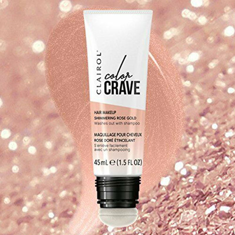 Clairol Colour Crave Hair Makeup 45ml - Shimmering Rose Gold