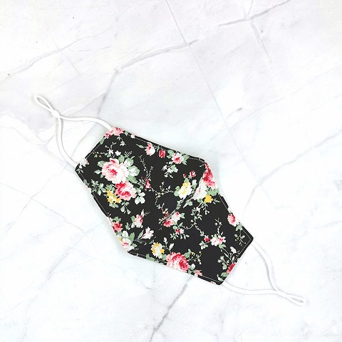 Classic Floral Non-Medical Face Mask - Rose Flower (301059)