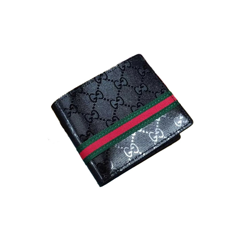 Classic Letters Tide Men's Multi-Card Short Clip Wallet (73)