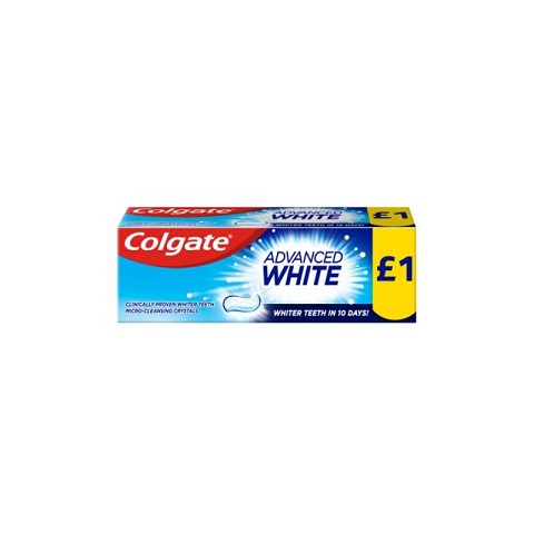Colgate Advanced White Fluoride Toothpaste 50ml