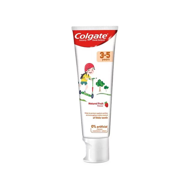 Colgate Kid's Natural Fruit Flavour Toothpaste 75ml - 3-5 Years