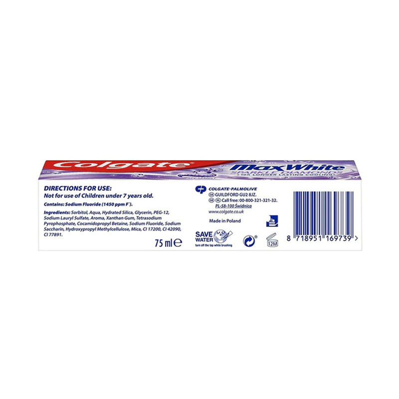 Colgate Max White Sparkle Diamonds Toothpaste 75ml