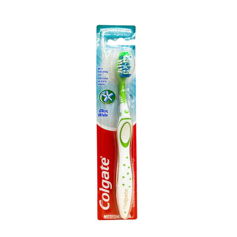 Colgate Max White Toothbrush Medium - Green