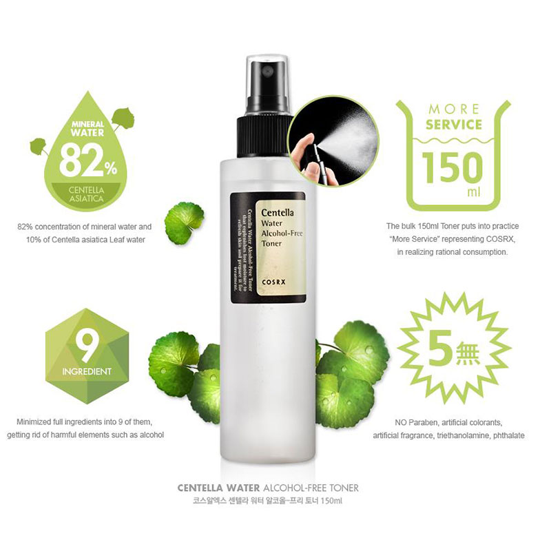 COSRX Centella Water Alcohol Free Toner 150ml