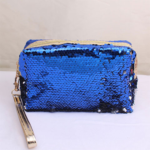 Mermaid Sequin Cosmetic Bag