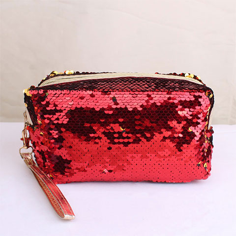 Mermaid Sequin Cosmetic Bag
