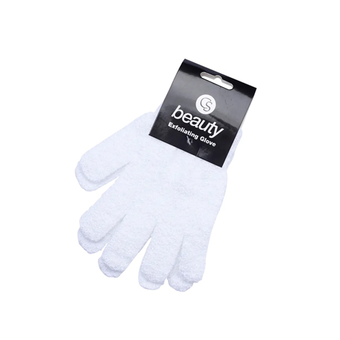 CS Beauty Exfoliating Glove - White