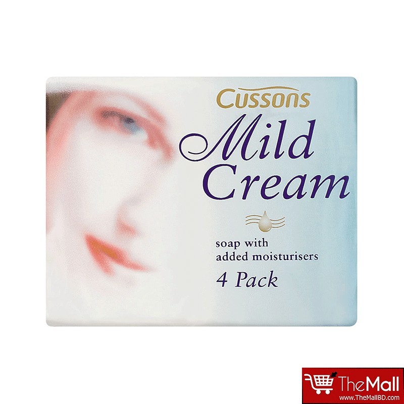 Cussons Mild Cream Soap Bar - Original (4x90g)
