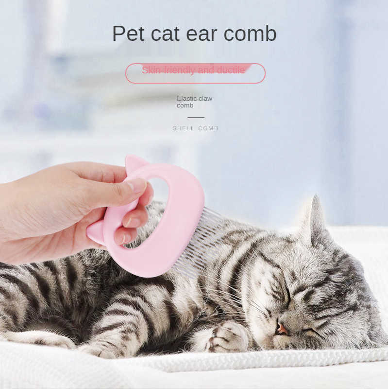 Cute Cat Head Design Cat Comb (20193)