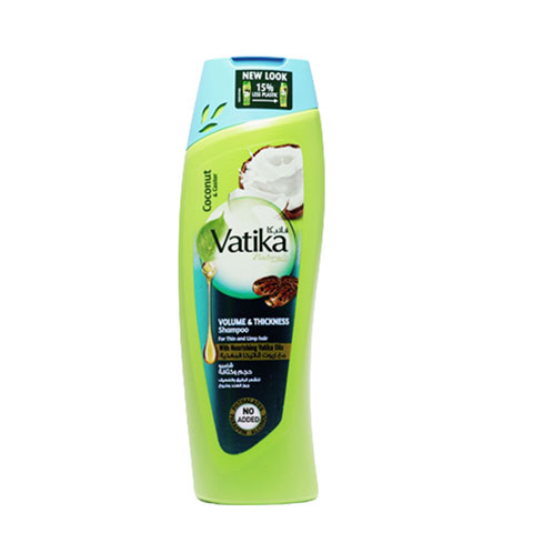 Dabur Vatika Naturals Coconut & Castor Volume & Thickness Shampoo 400ml