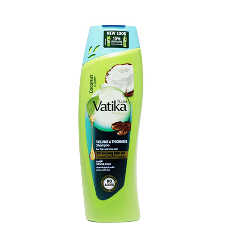 Dabur Vatika Naturals Coconut And Castor Volume And Thickness Shampoo 400ml