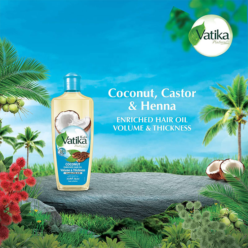 Dabur Vatika Naturals Coconut Enriched Hair Oil 300ml